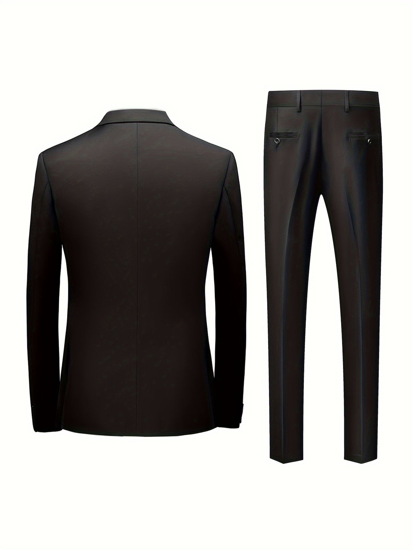 Costume deux pièces coupe slim pour homme en bleu marine