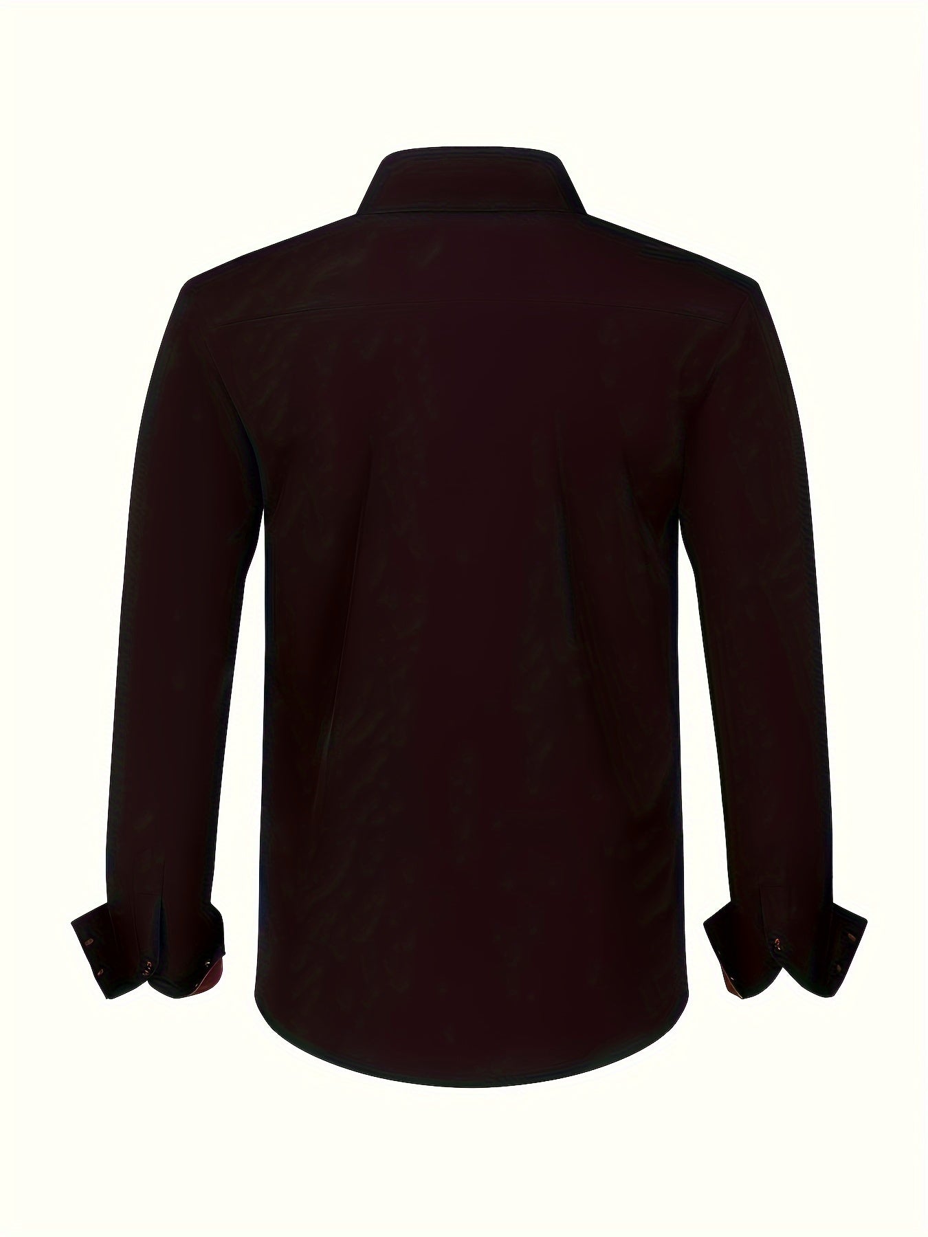 Chemise élégante pour homme légère avec poignets contrastés et coupe régulière