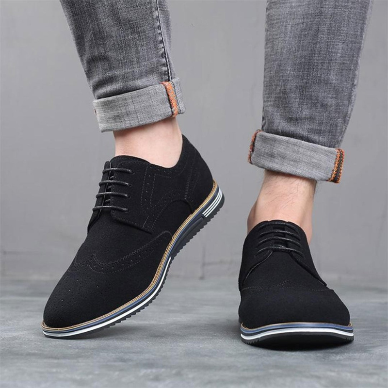 Chaussures habillées pour homme en cuir à semelle orthopédique, coloris noir, marron et bleu