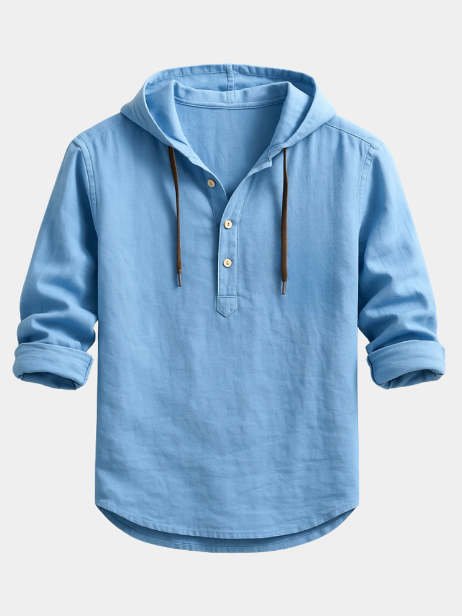Sweat à capuche pour homme de coupe regular en tissu premium