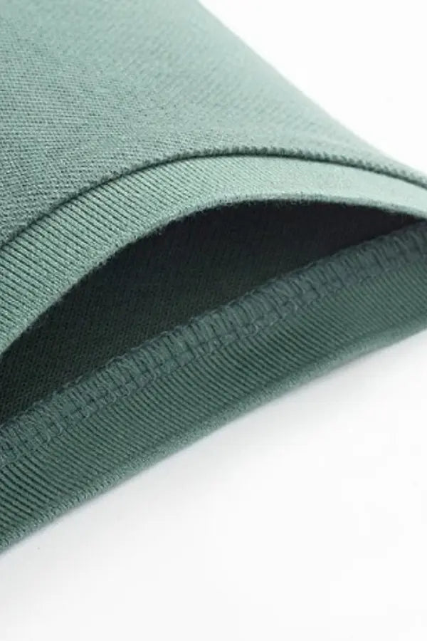 Polo à col mao pour homme en tissu léger et respirant