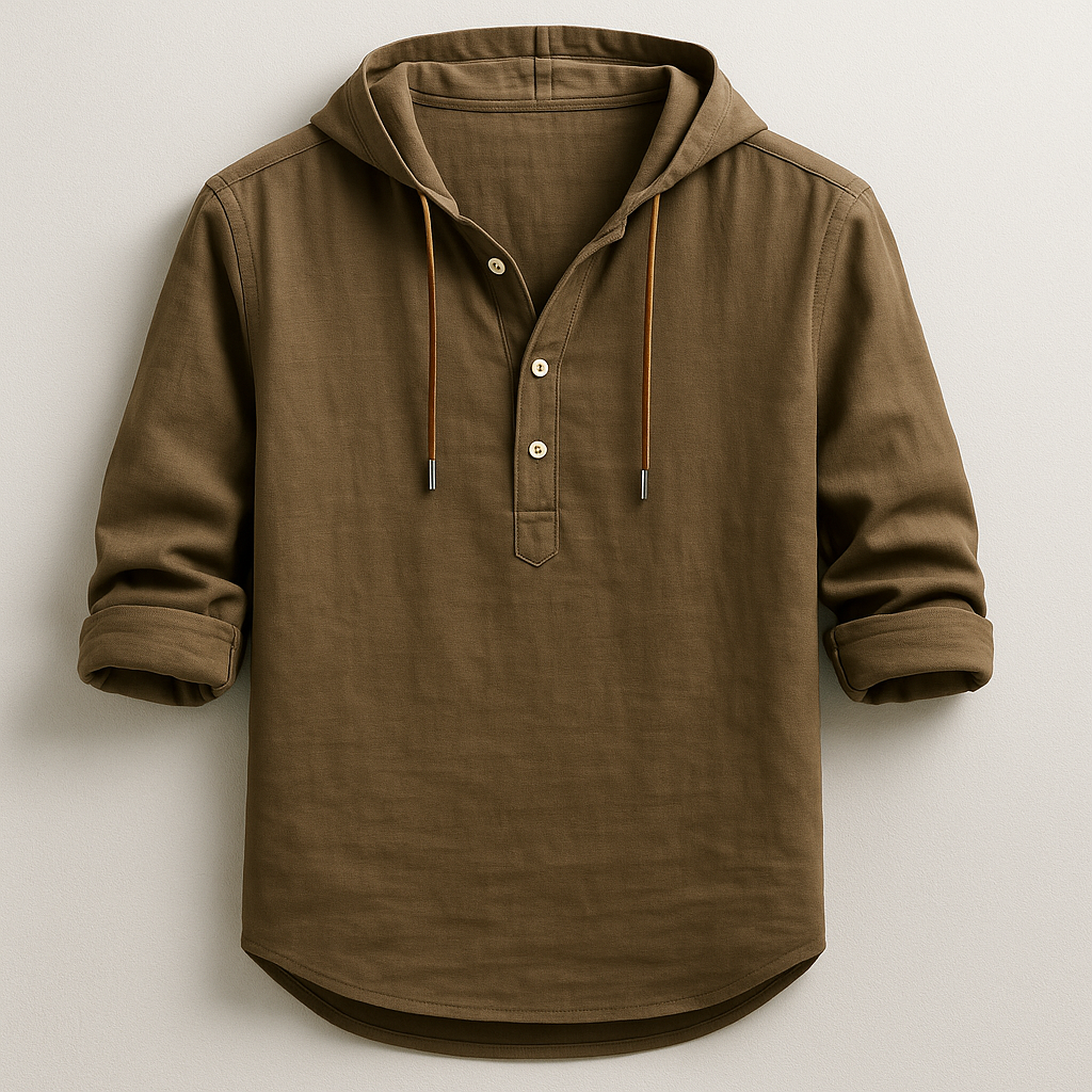 Sweat à capuche pour homme de coupe regular en tissu premium