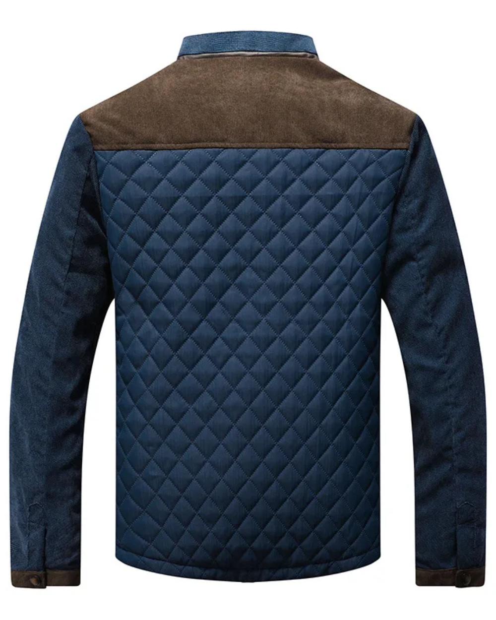 Veste pour homme à coupe structurée, disponible en marron et gris