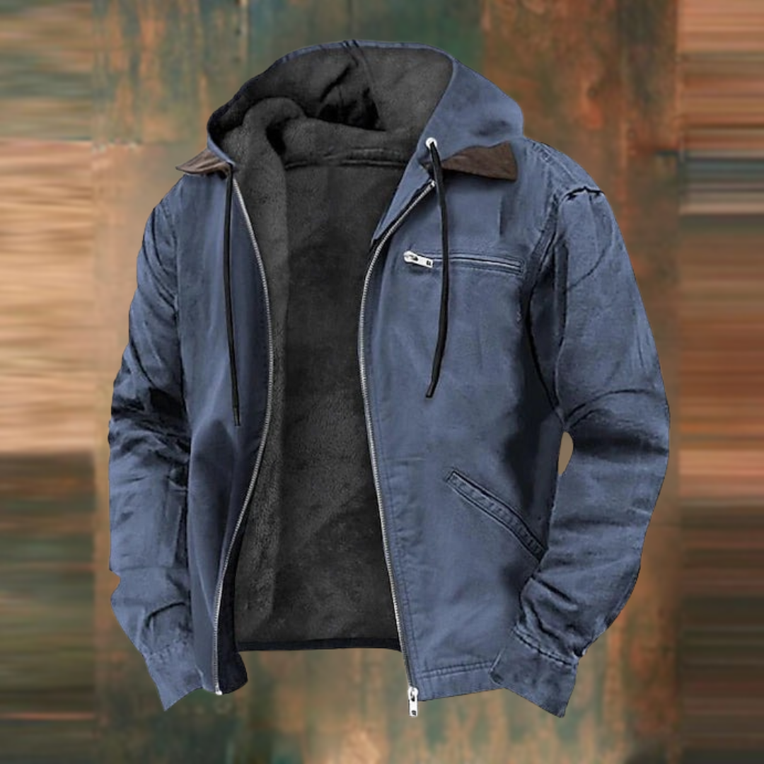 Veste d'automne pour homme à coupe structurée, disponible en plusieurs coloris