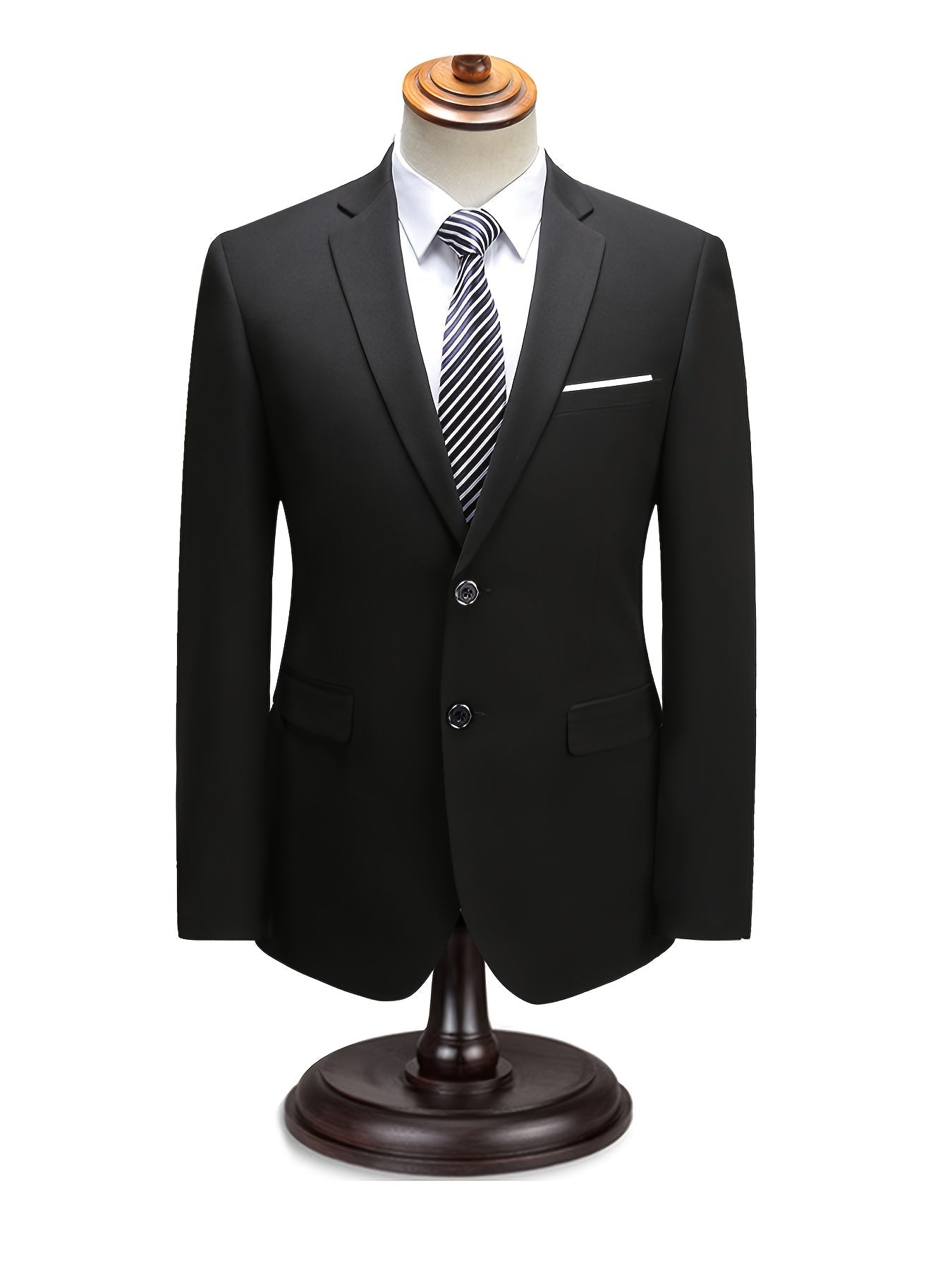 Costume deux pièces coupe slim pour homme en bleu marine