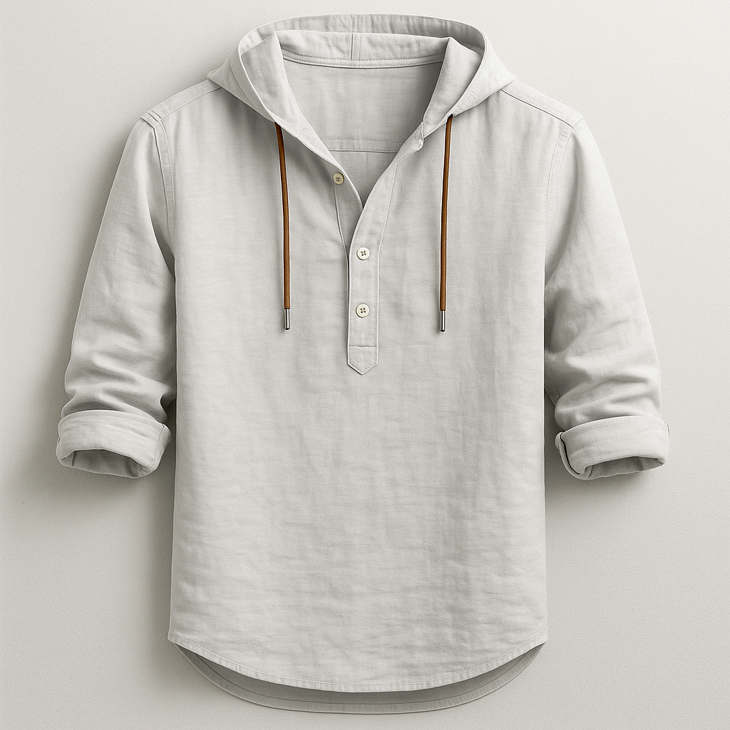 Sweat à capuche pour homme de coupe regular en tissu premium