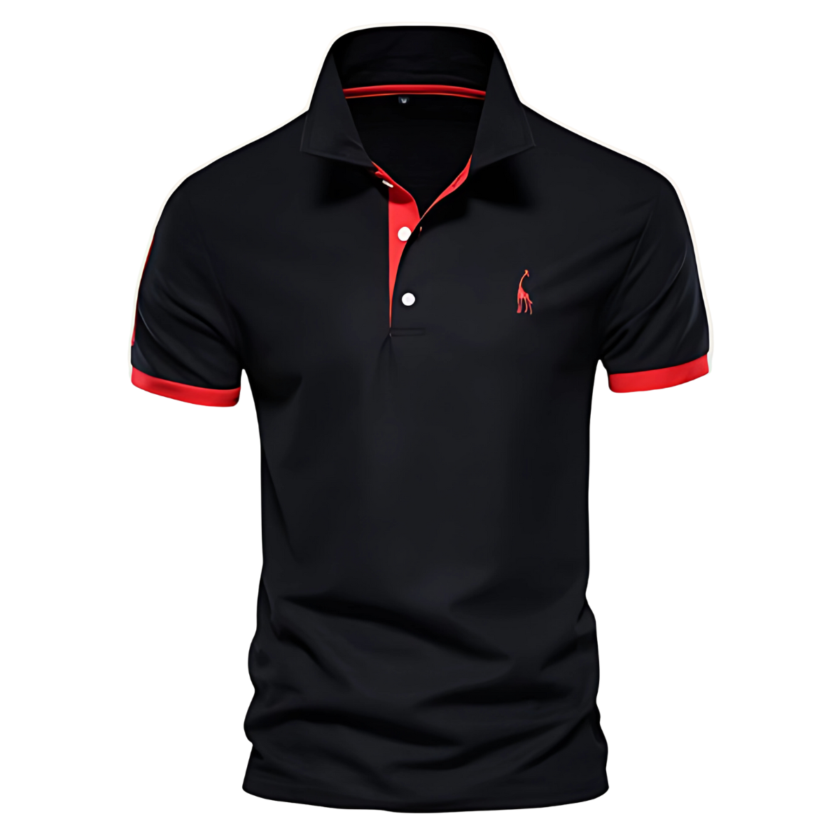Polo casual en coton pour homme, coupe soignée et col classique