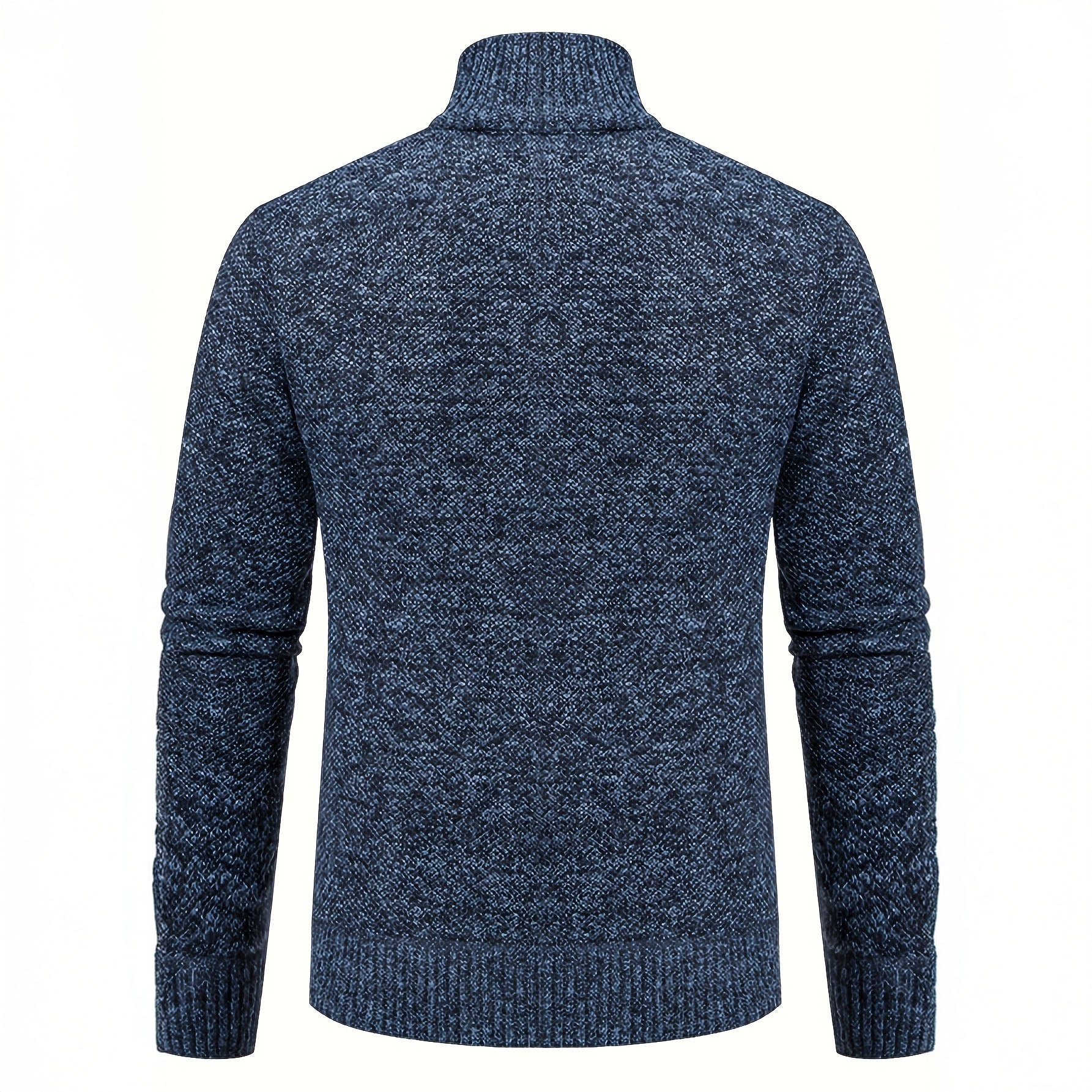 Gilet zippé pour homme en maille structurée, coupe slim fit avec bords en côtes