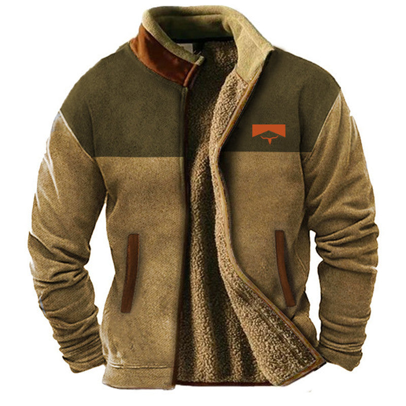 Veste en polaire légère pour homme, coupe décontractée pour un usage quotidien