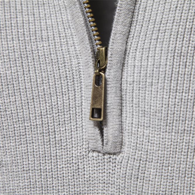 Pull automnal pour homme en mélange de coton au design intemporel