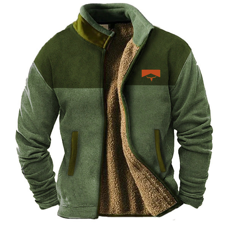Veste en polaire légère pour homme, coupe décontractée pour un usage quotidien