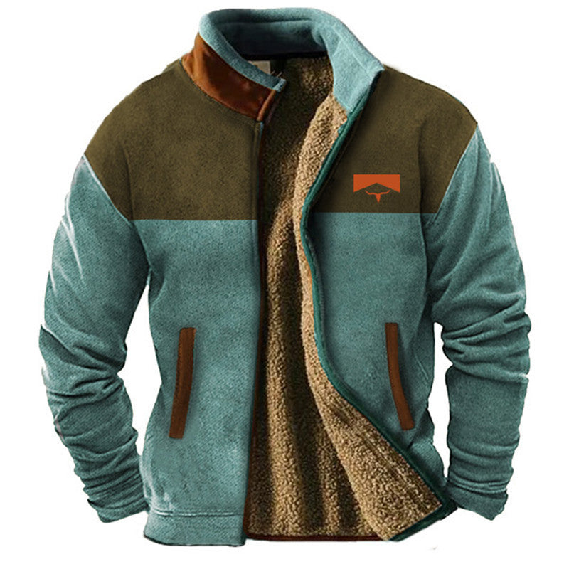 Veste en polaire légère pour homme, coupe décontractée pour un usage quotidien