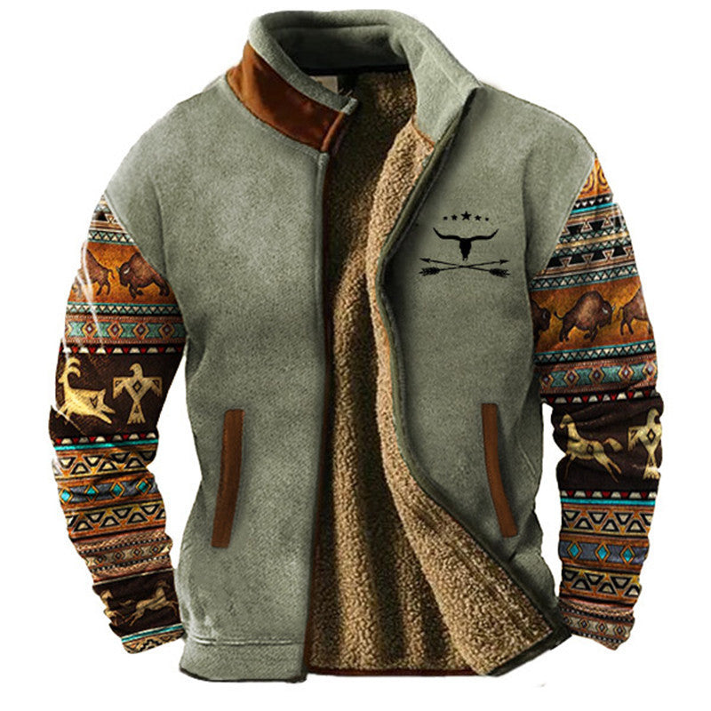 Veste en polaire légère pour homme, coupe décontractée pour un usage quotidien