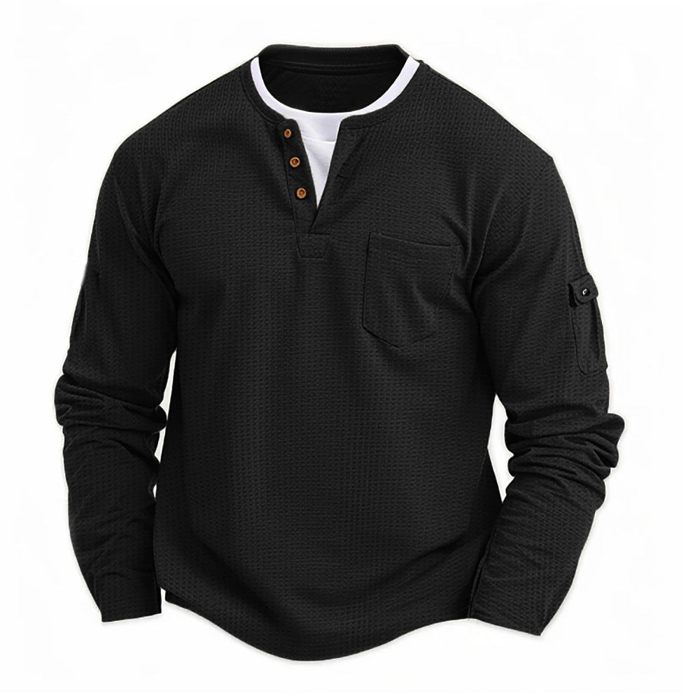 Chemise homme à manches longues en coton, coupe moderne, disponible en plusieurs coloris