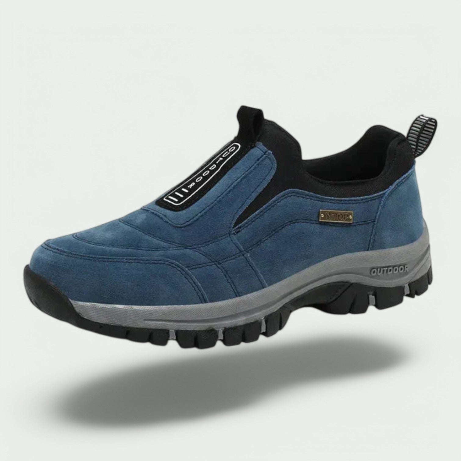 Chaussures de promenade orthopédiques pour homme à semelle antidérapante