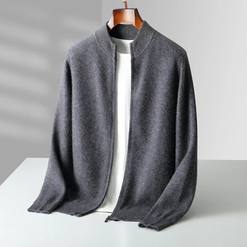 Gilet sans manches en cachemire pour homme, coupe regular, à porter sur une chemise