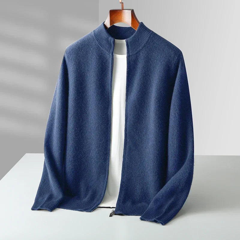 Gilet sans manches en cachemire pour homme, coupe regular, à porter sur une chemise