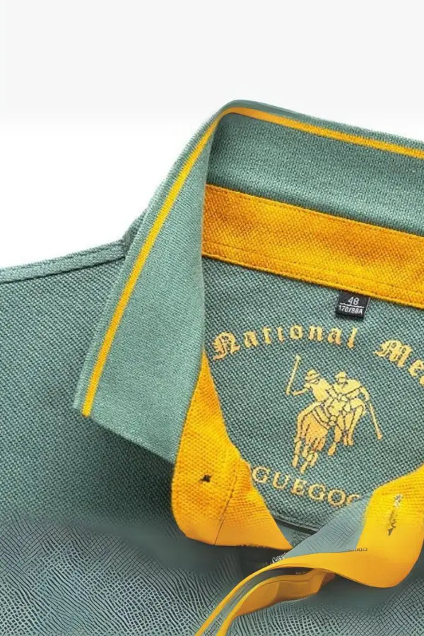 Polo à col mao pour homme en tissu léger et respirant