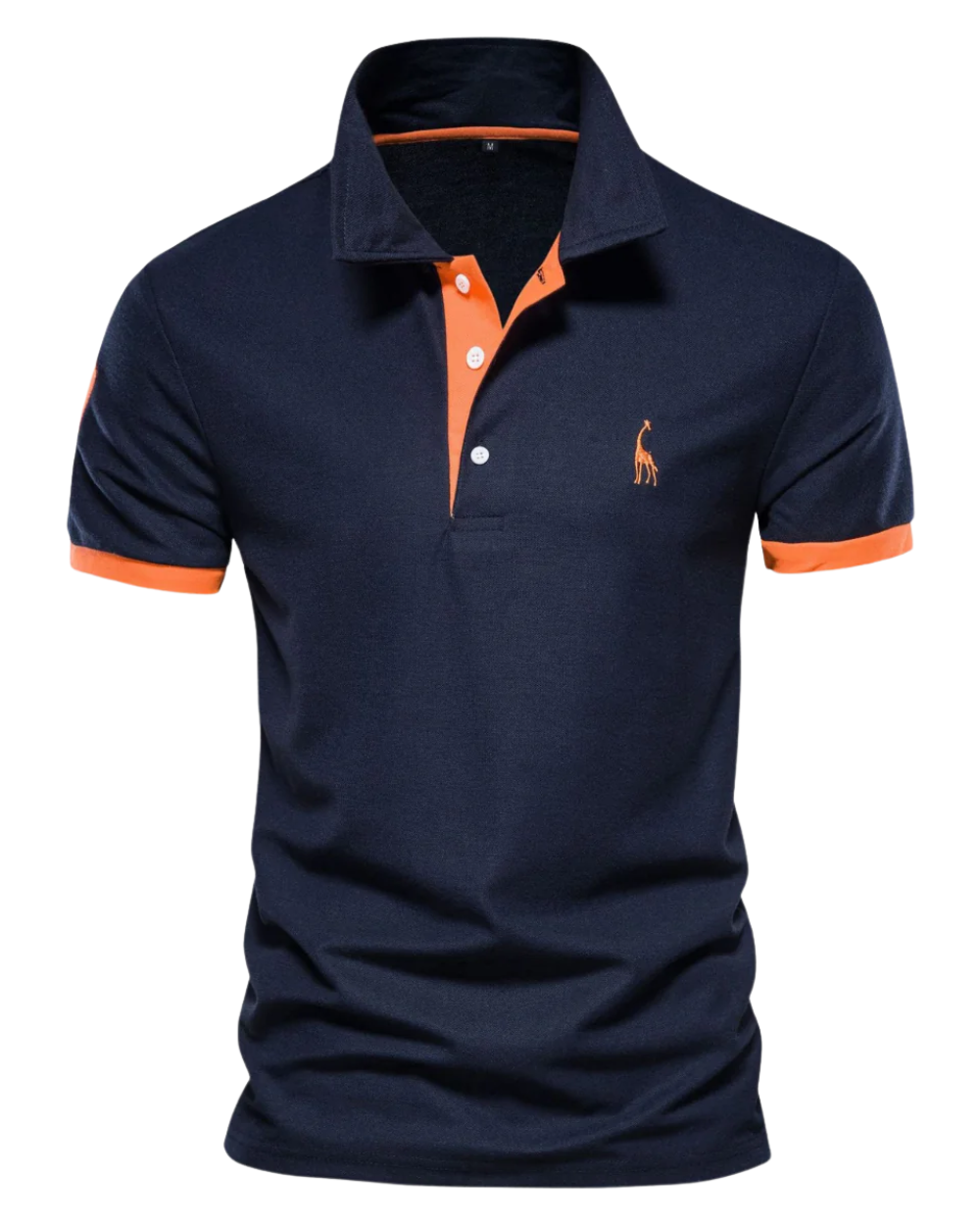 Polo casual en coton pour homme, coupe soignée et col classique