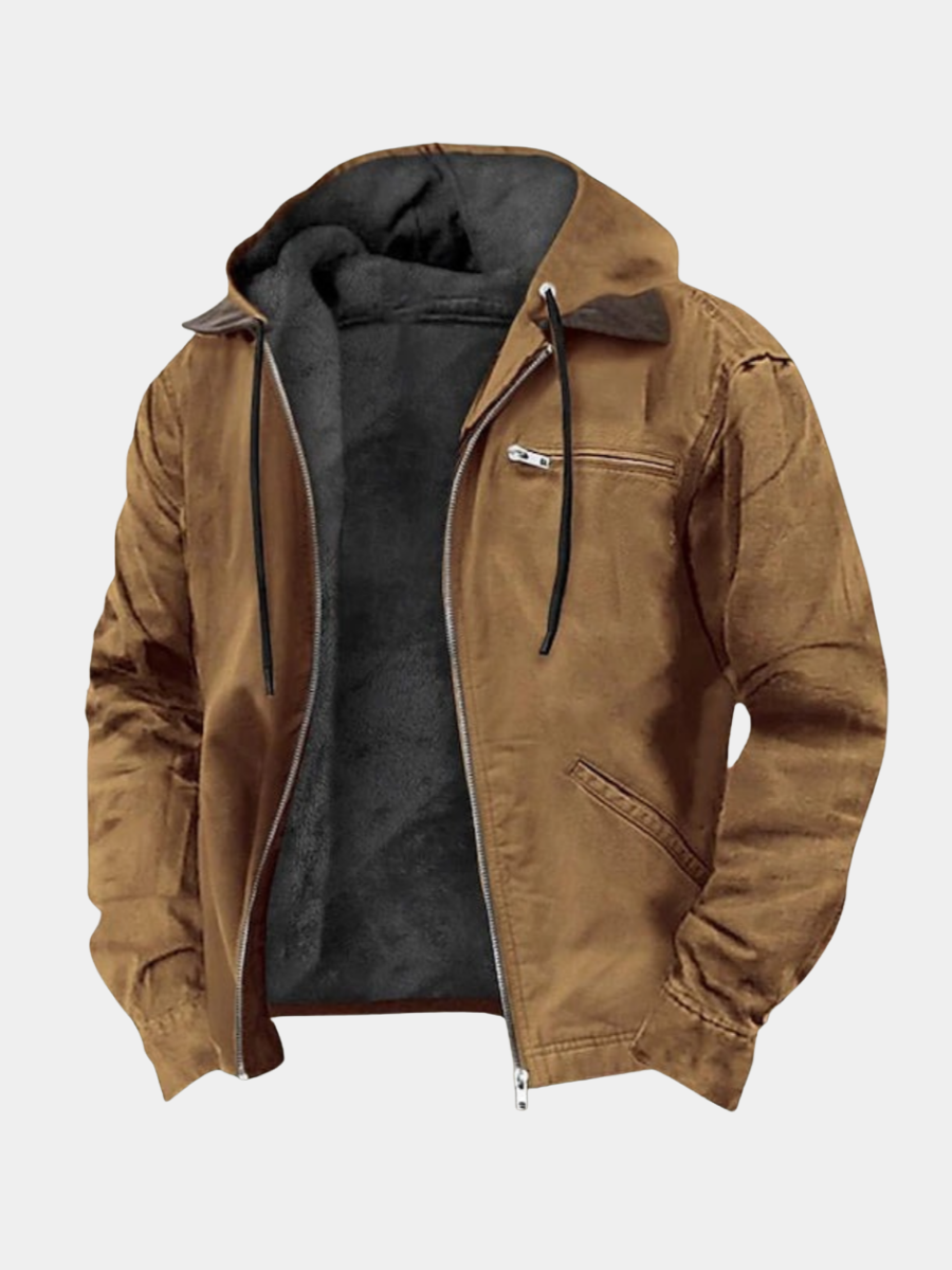 Veste d'automne pour homme à coupe structurée, disponible en plusieurs coloris