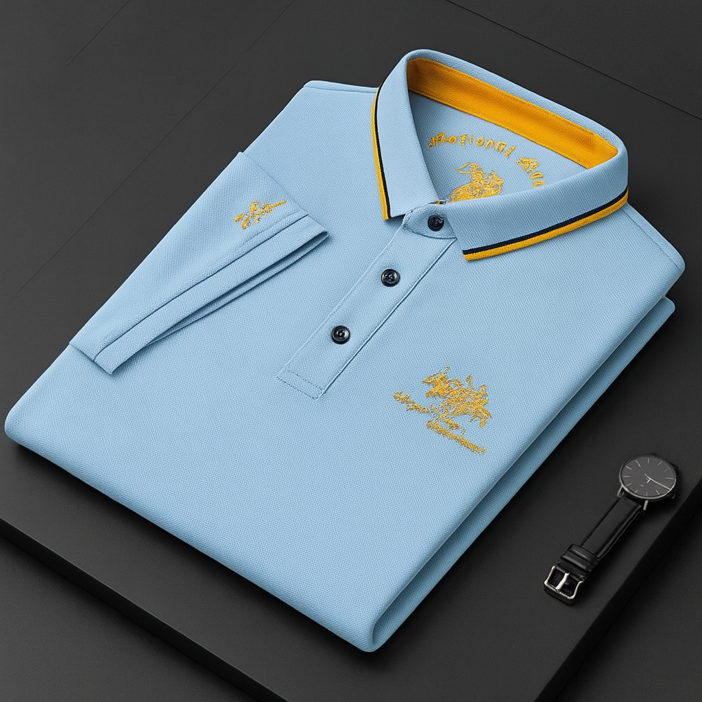 Polo moderne à manches courtes pour homme, coupe ajustée, disponible en plusieurs coloris