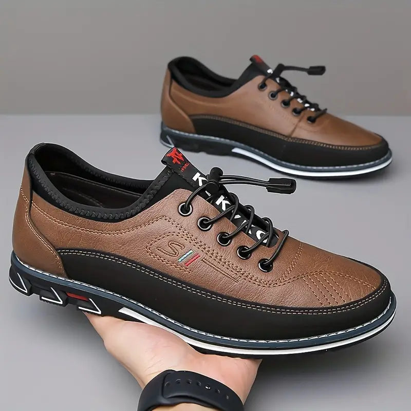 Chaussures Oxford en cuir vegan pour homme, design classique fait main en Italie