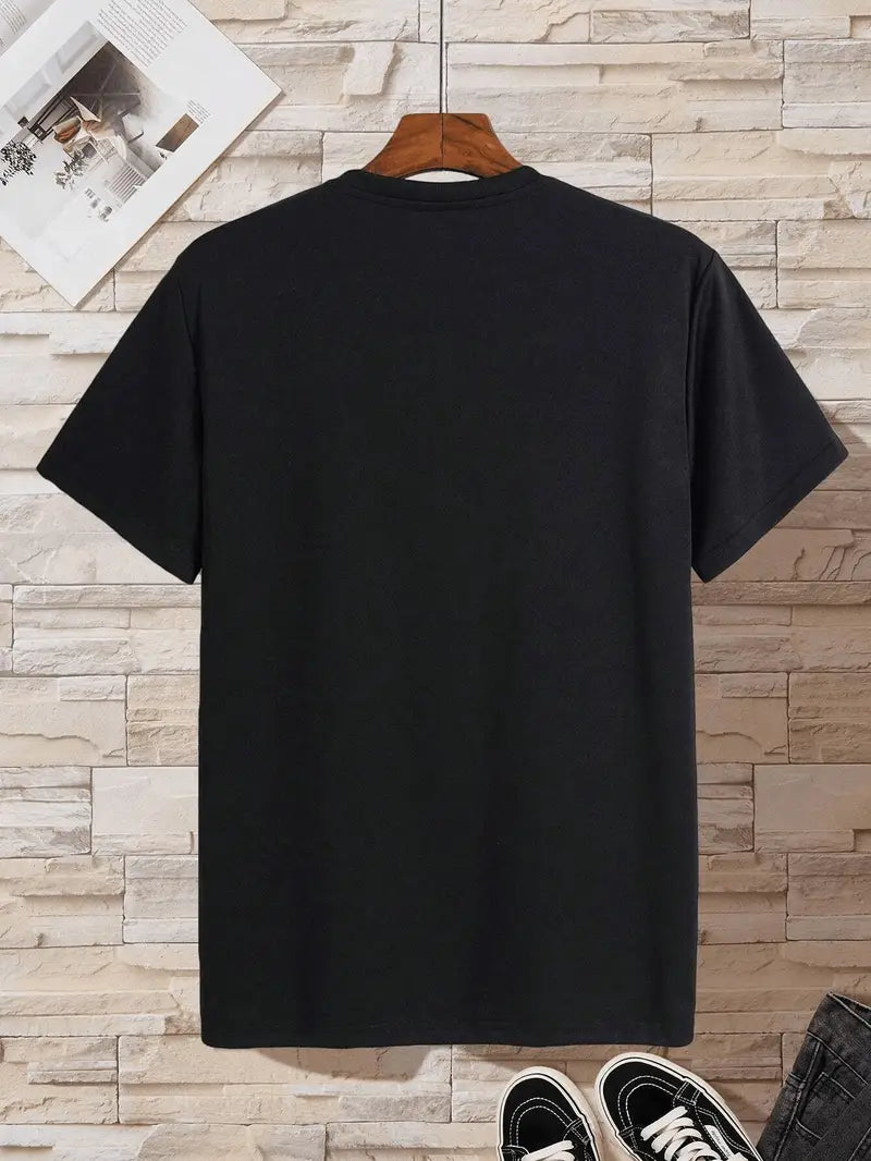 T-shirt à col en V pour homme à coupe près du corps, disponible en plusieurs coloris