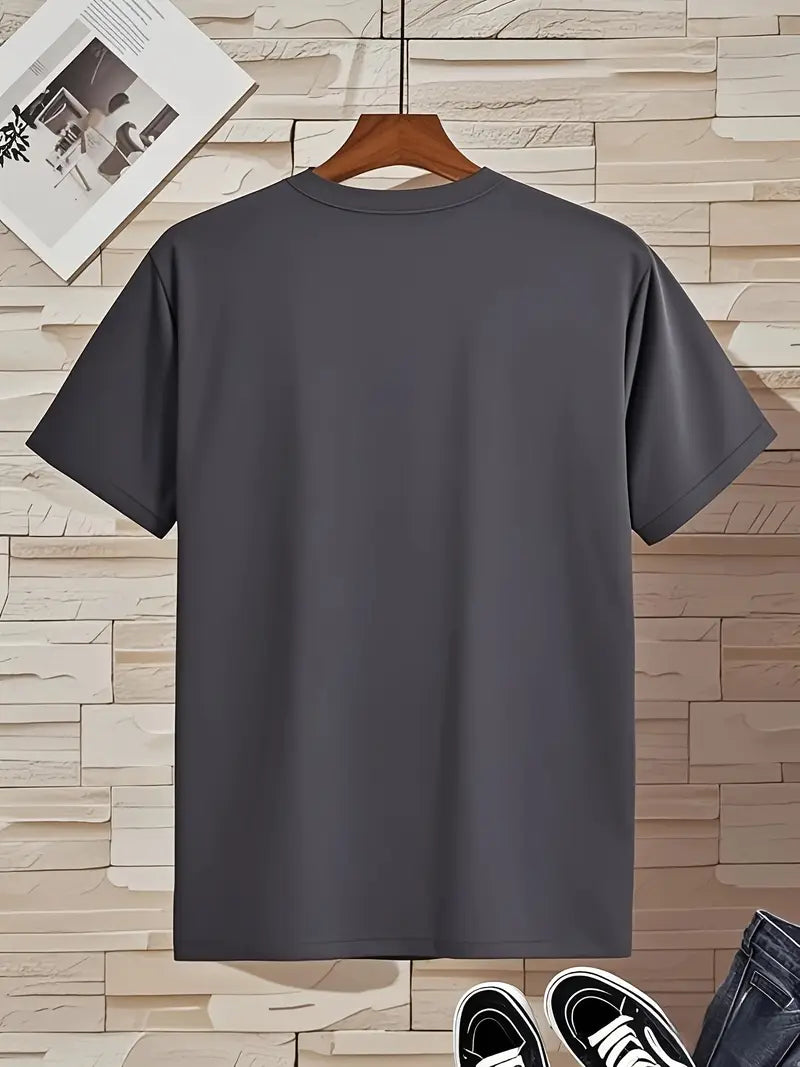 T-shirt à col en V pour homme à coupe près du corps, disponible en plusieurs coloris