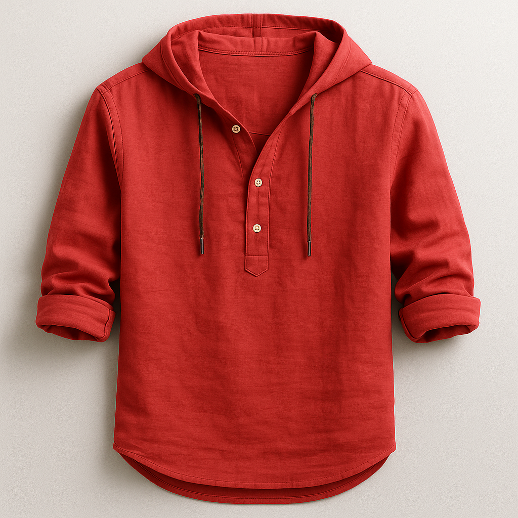Sweat à capuche pour homme de coupe regular en tissu premium