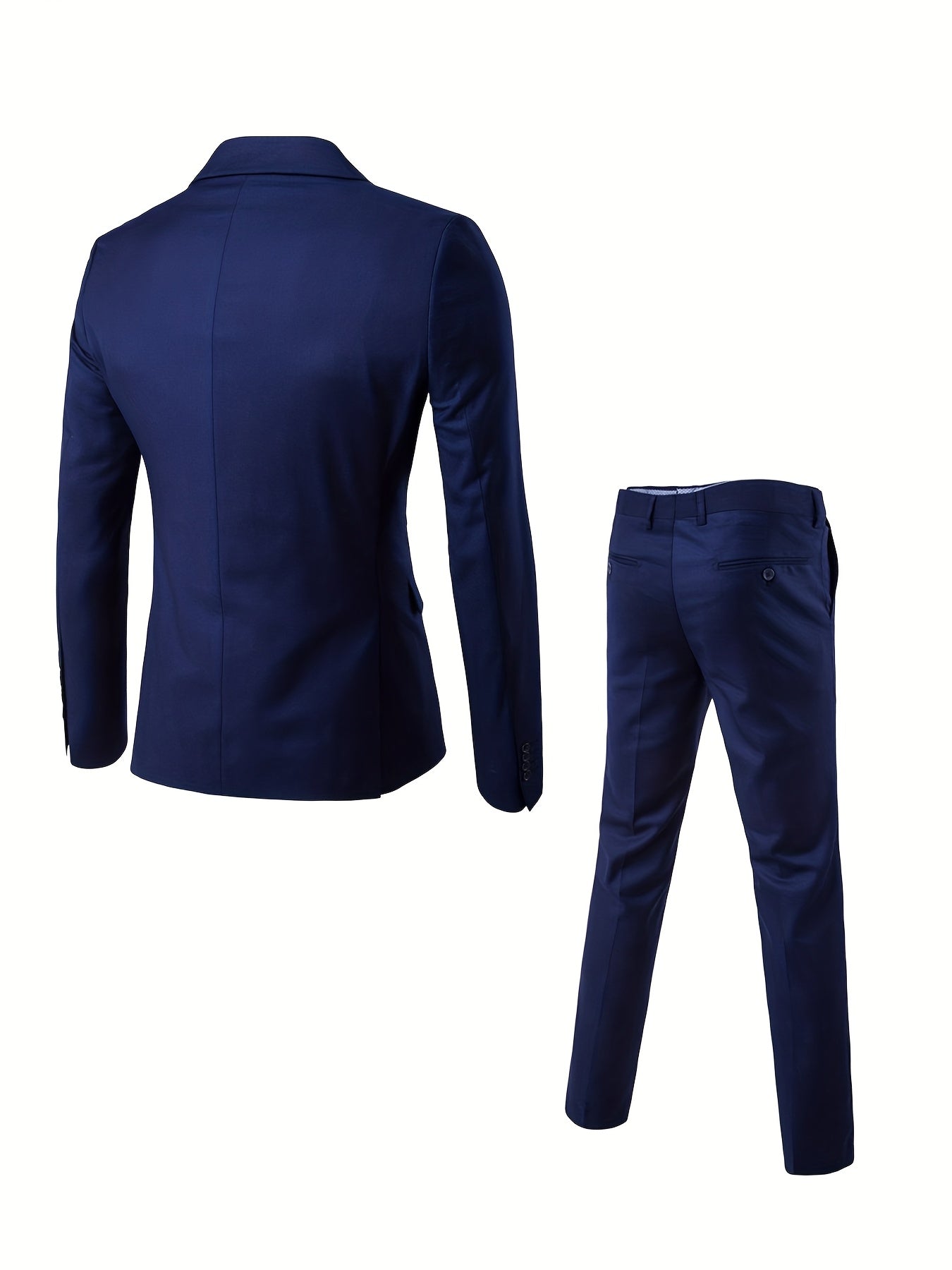 Costume deux pièces coupe slim pour homme en bleu marine